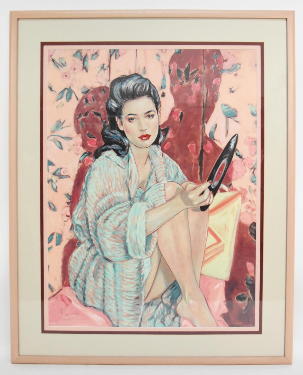 Colleen Ross comparable auction result: colleen ross american b 1946 hearbreaker c 1988 signed in pencil serigraph numbered 188 275 image 40 x 30 comes with the hanson art galleries certificate of