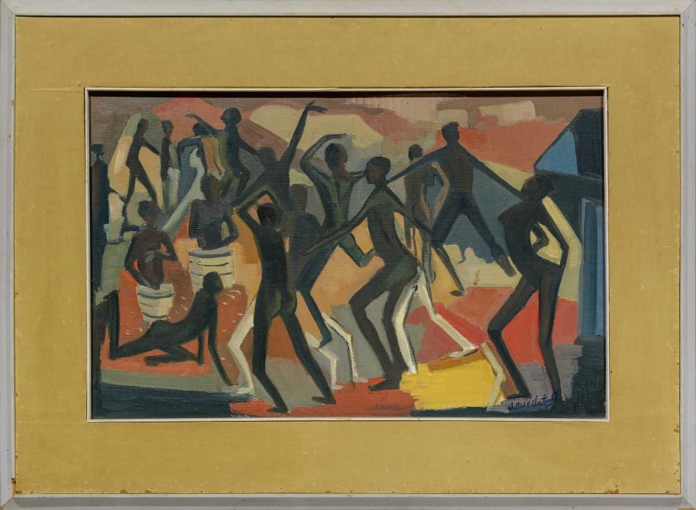 Walter Westbrook comparable auction result: walter westbrook sa 1921 2015 oil kwela signed 45 x 70