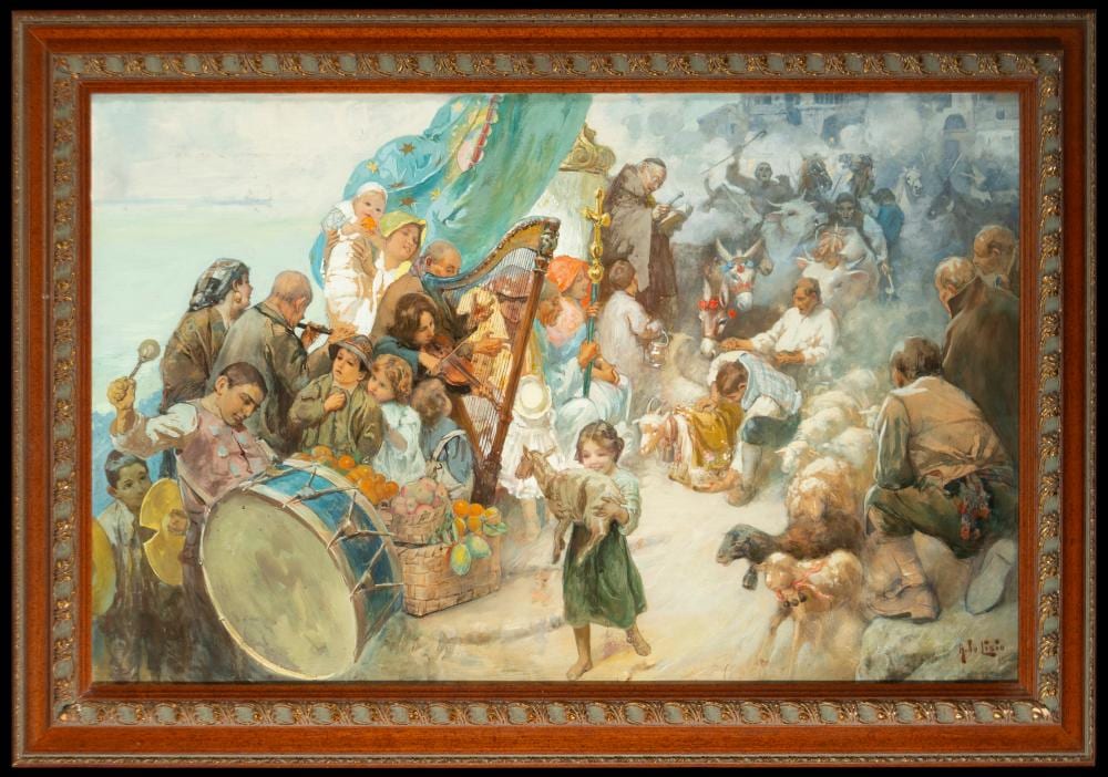 Arnaldo DeLisio comparable auction result: arnaldo de lisio 1869 1949 italian romantic school of the 19th century