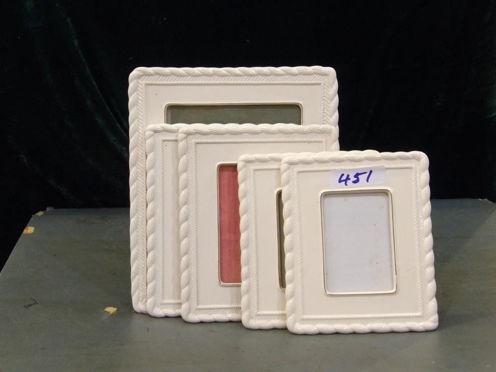 5 PICTURE FRAMES sold by McCurley Auction Company, lot 451 — auction record photograph