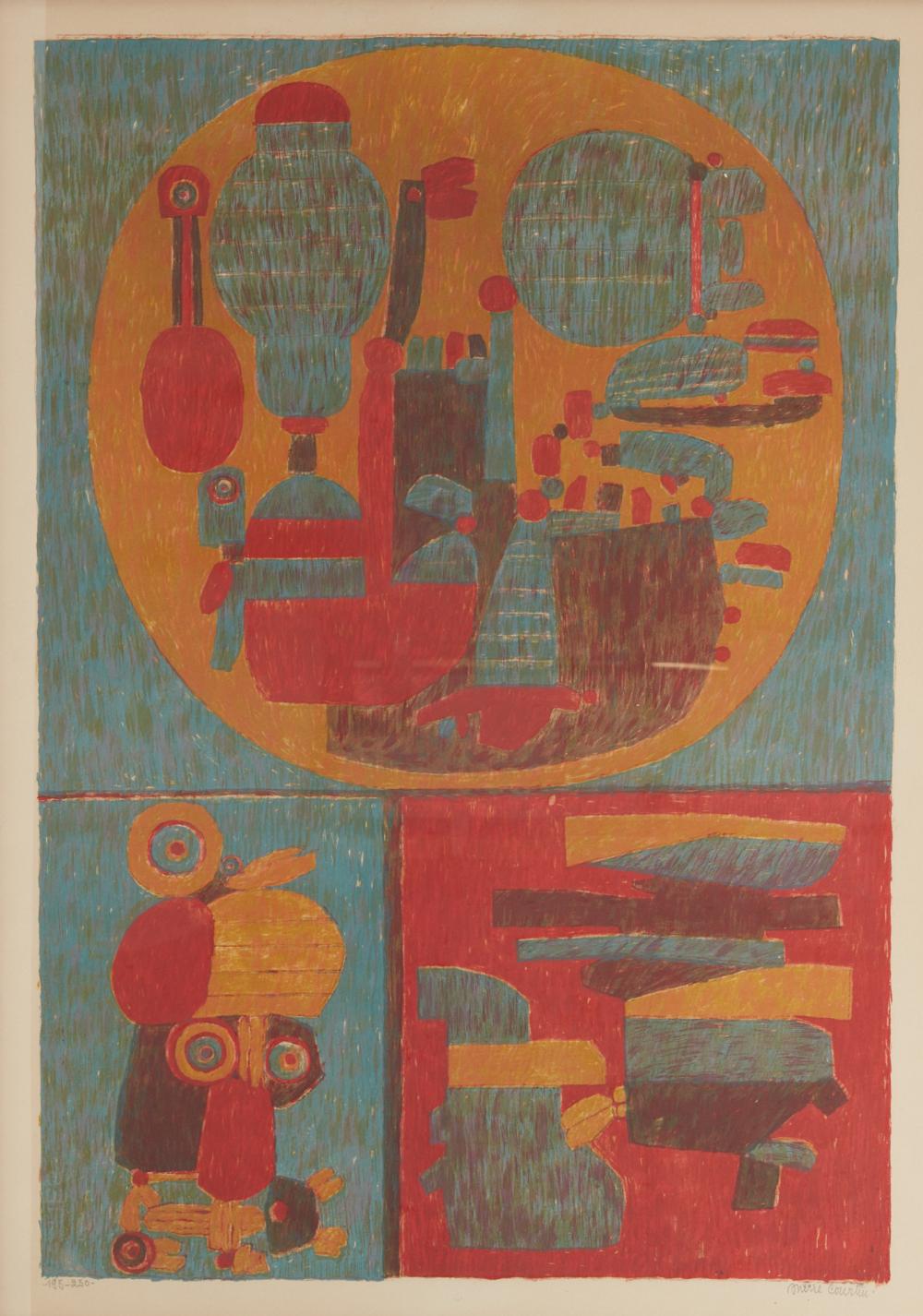 pierre courtin france 1921 2012 sans paturage without pasture lithograph in colors on arches 25 1 2 x 18 1 2in 65 x 47cm · Andrew Jones Auctions · 2024-07-31 Pierre Courtin comparable auction result: pierre courtin france 1921 2012 sans paturage without pasture lithograph in colors on arches 25 1 2 x 18 1 2in 65 x 47cm