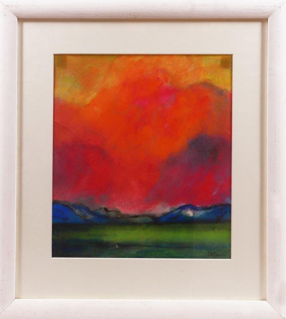 peter calm s expressive landscape · Auktionshaus HanseArt · 2024-07-27 Peter Calmés comparable auction result: peter calm s expressive landscape