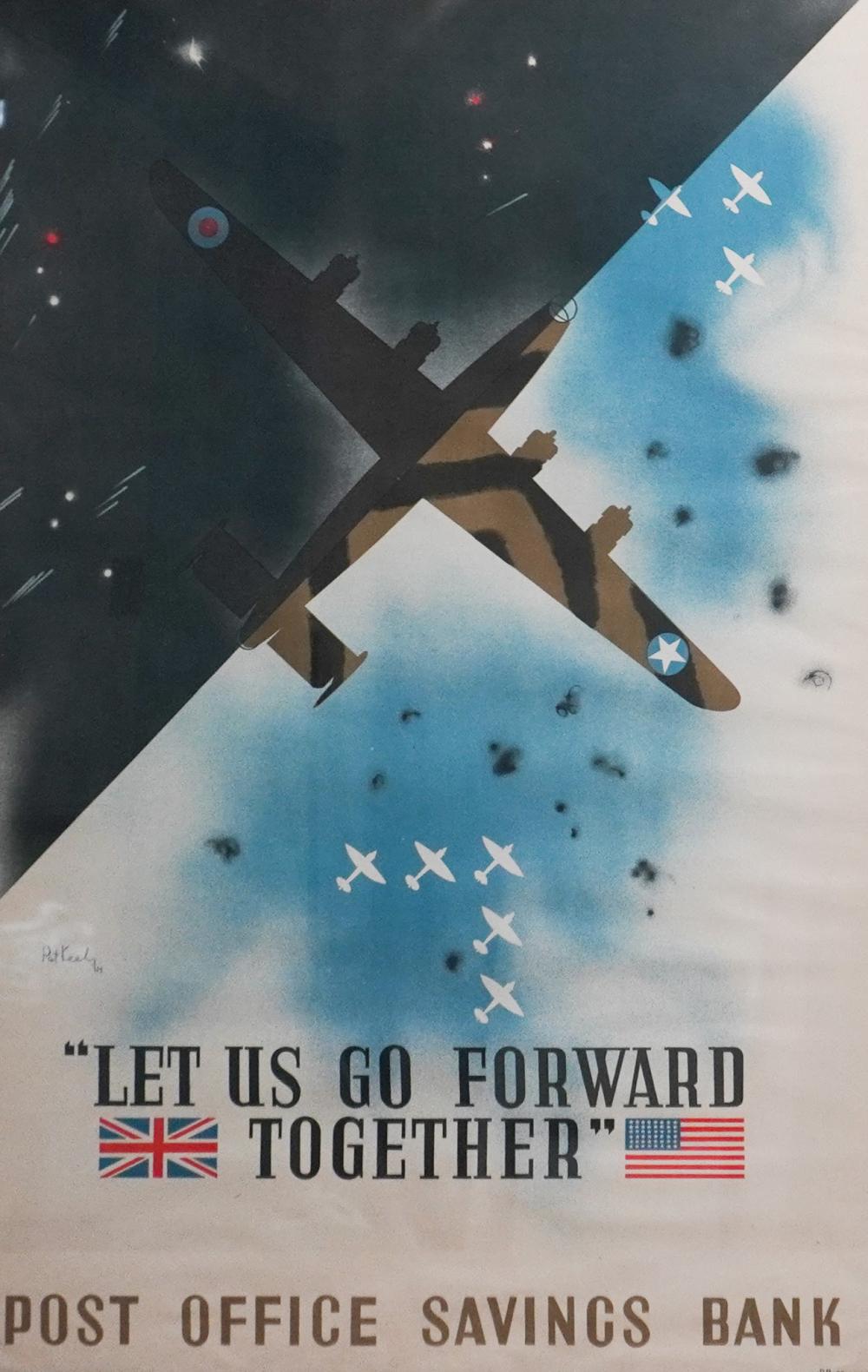 Patrick Cokayne Keely comparable auction result: patrick cokayne keely american 1901 1970 let us go forward together color poster frame 30 3 4 x 21 in 78 1 x 53 3 cm