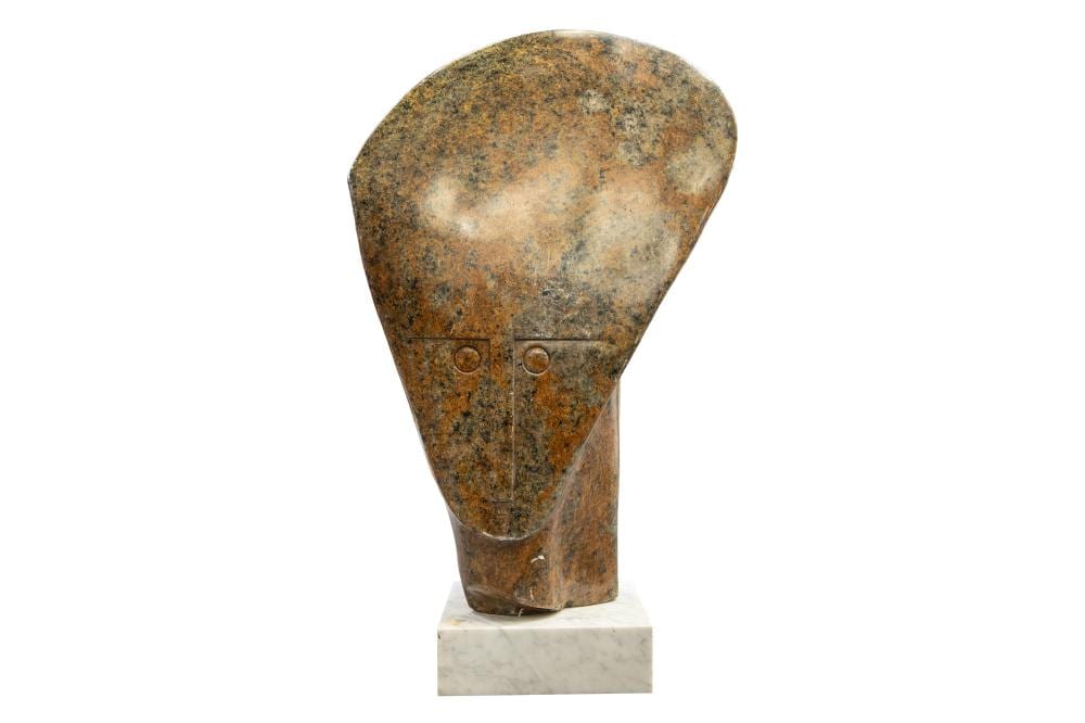 Henry Munyaradzi comparable auction result: henry munyaradzi zimbabwean 1931 1998 shona sculpture of a head