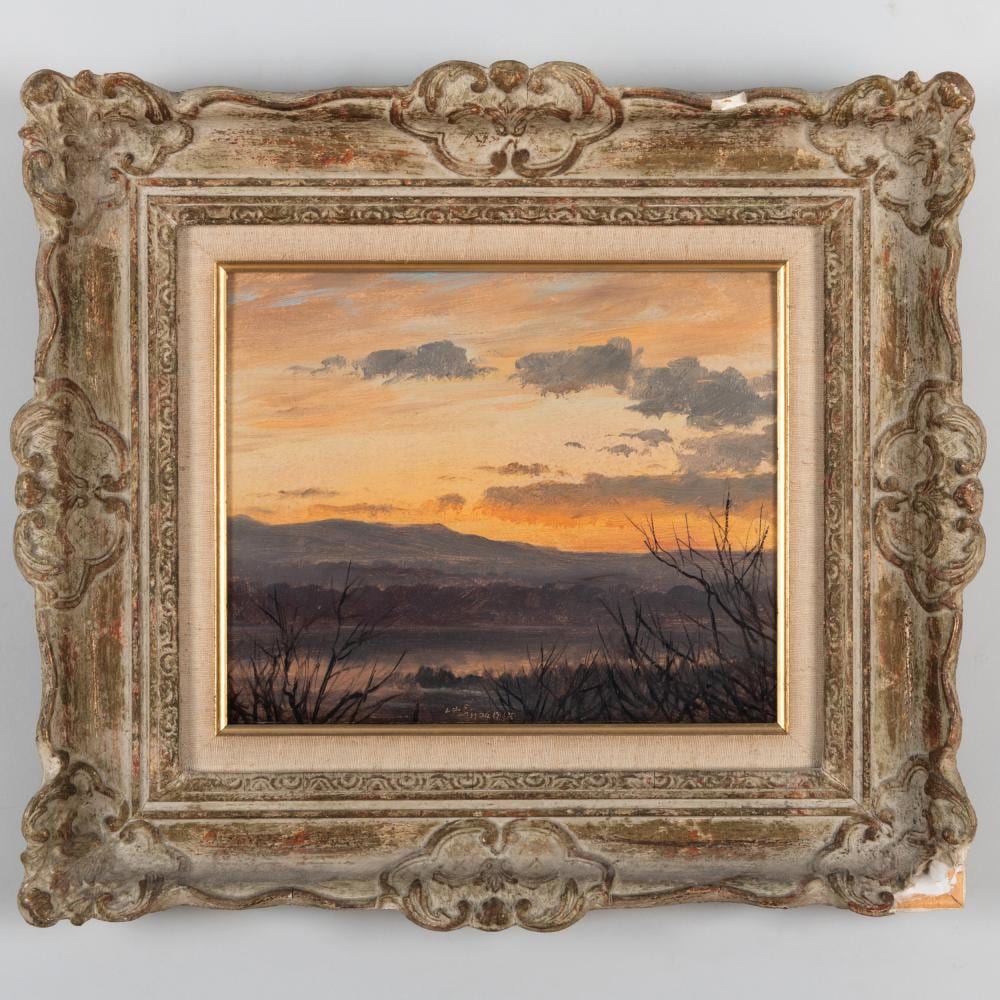 Lockwood De Forest comparable auction result: lockwood de forest 1850 1932 sunset
