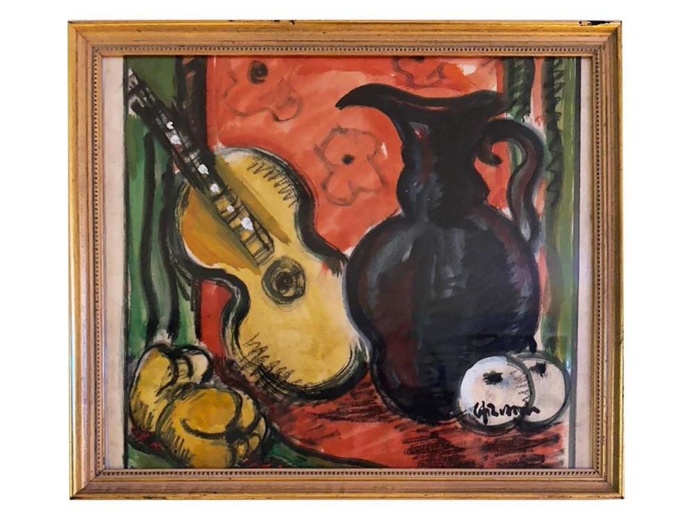 Minas Karapeti Awetisyan comparable auction result: armenian watercolor painting by minas avetisian