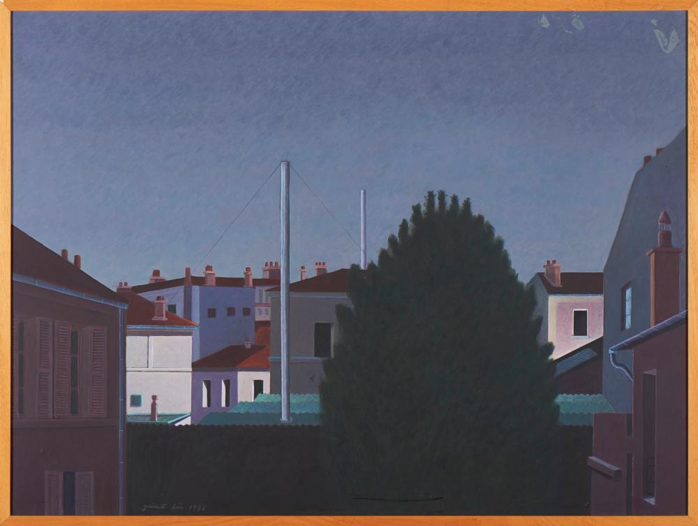 Jacinto Luís comparable auction result: jacinto lu s leo sobre tela 97 x 130 cm