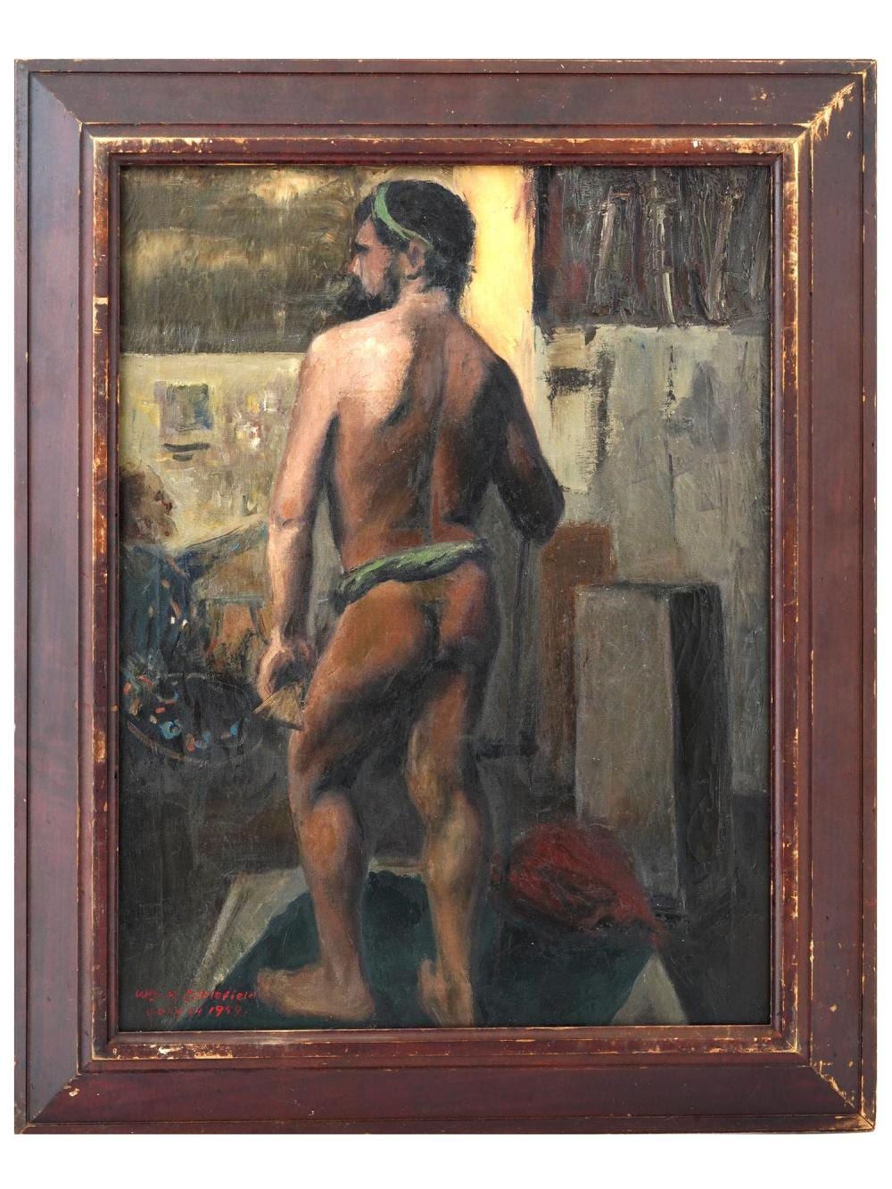 William Horace Littlefield comparable auction result: american oil painting by william horace littlefield