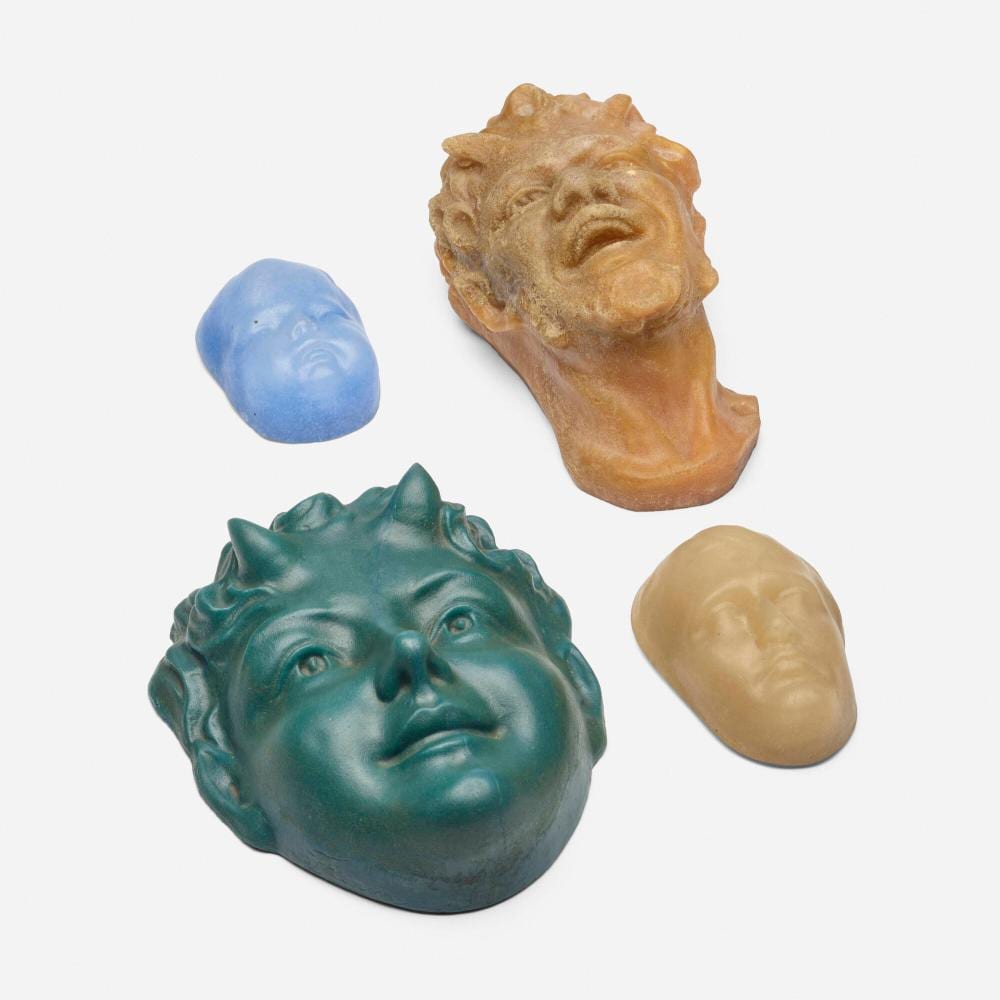 Georges Despret comparable auction result: georges despret collection of three masks