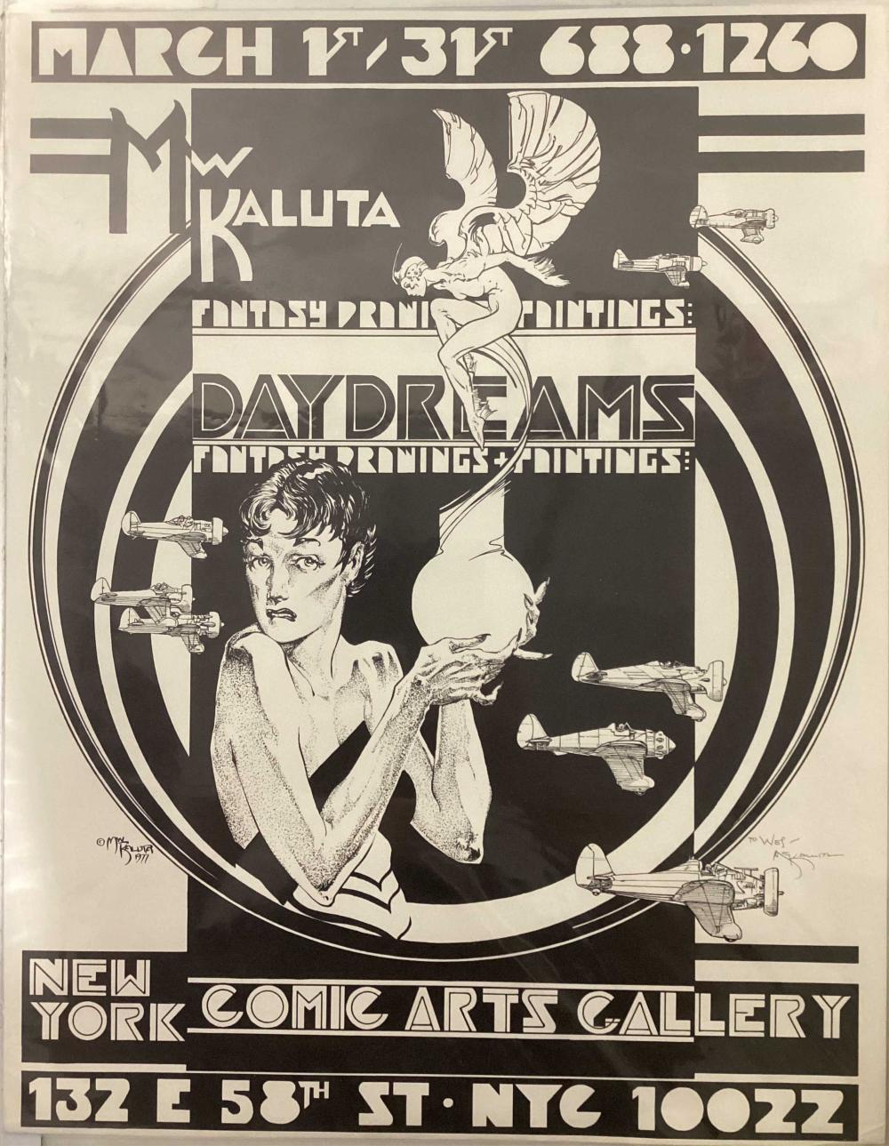 Michael Kaluta comparable auction result: michael kaluta signed art print
