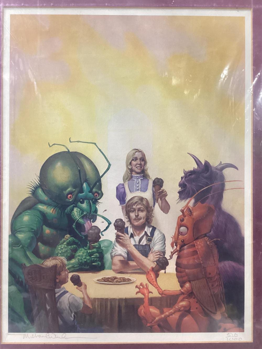 Michael Whelan comparable auction result: michael whelan signed limited edition matted art print