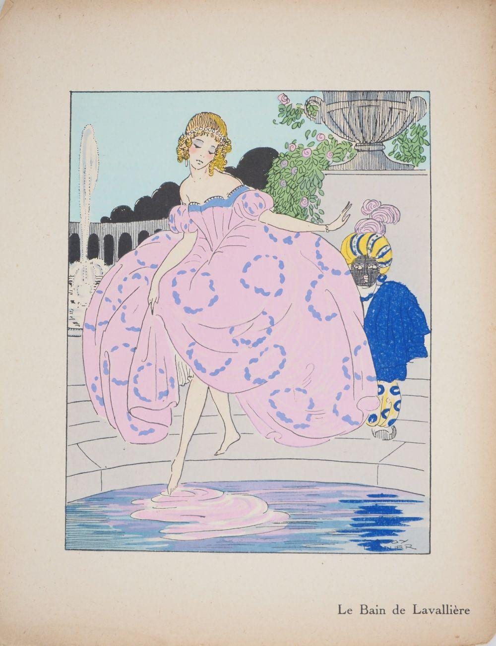 Maggy Monier comparable auction result: maggy monier art deco lavalli re s bath c
