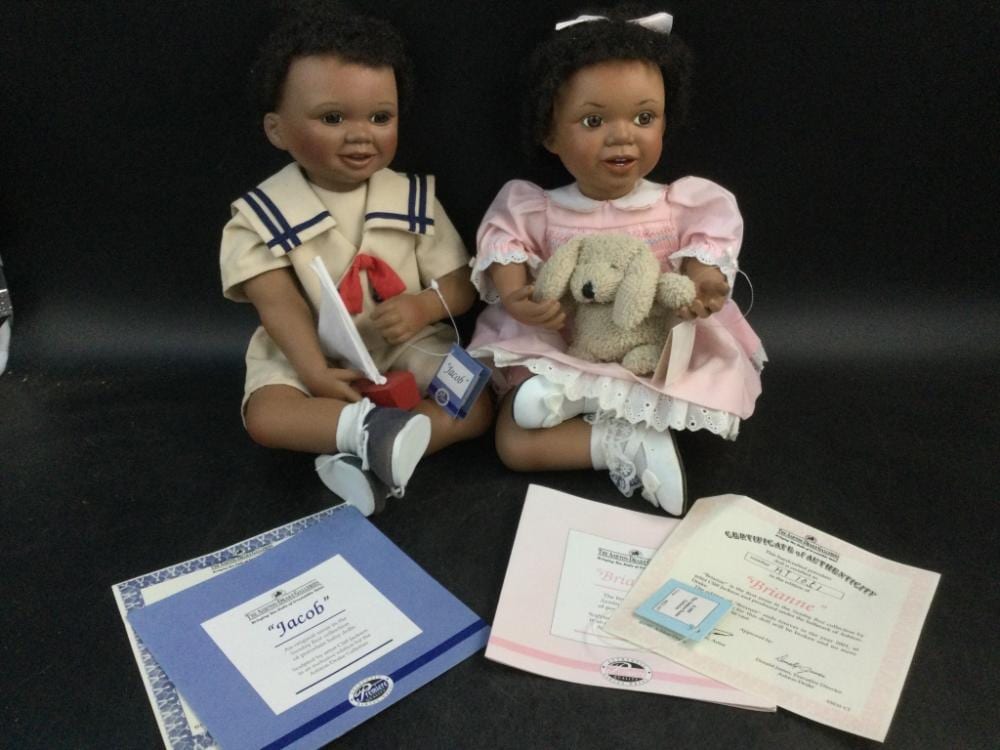 Ashton Drake Gallery Porcelain Dolls sold by Seminole Estate Auction & Liq. LLC, lot 207 — auction record photograph