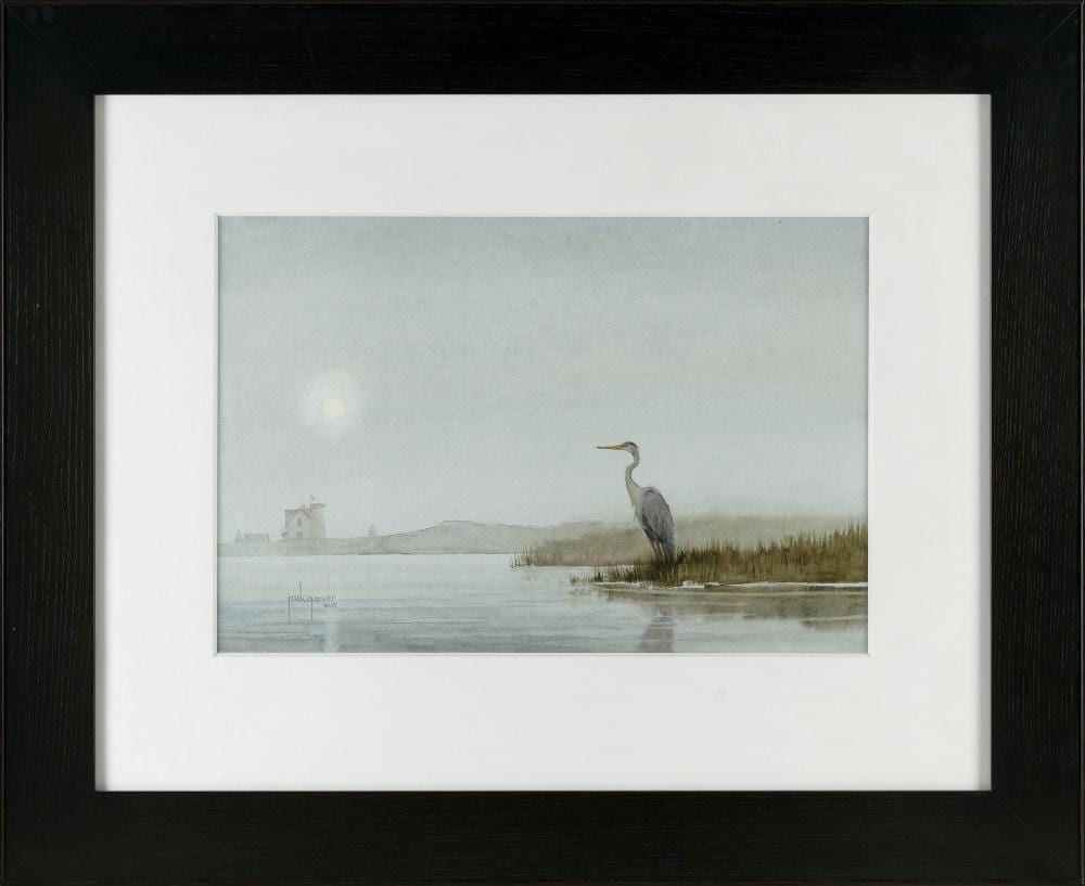 r jack garver maryland massachusetts 1925 2021 great blue heron chatham massachusetts watercolor on paper 13 5 x 20 5 sight framed 28 x 34 5 · Eldred's · 2024-08-14 Jack Garver comparable auction result: r jack garver maryland massachusetts 1925 2021 great blue heron chatham massachusetts watercolor on paper 13 5 x 20 5 sight framed 28 x 34 5