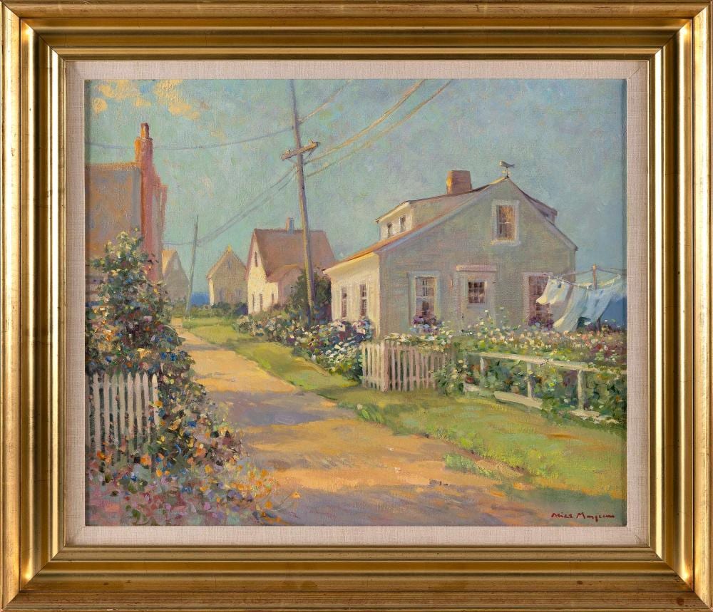A. Mongeau comparable auction result: alice mongeau massachusetts contemporary cape cod cottages on the bay oil on canvas 20 x 24 framed 26 x 31