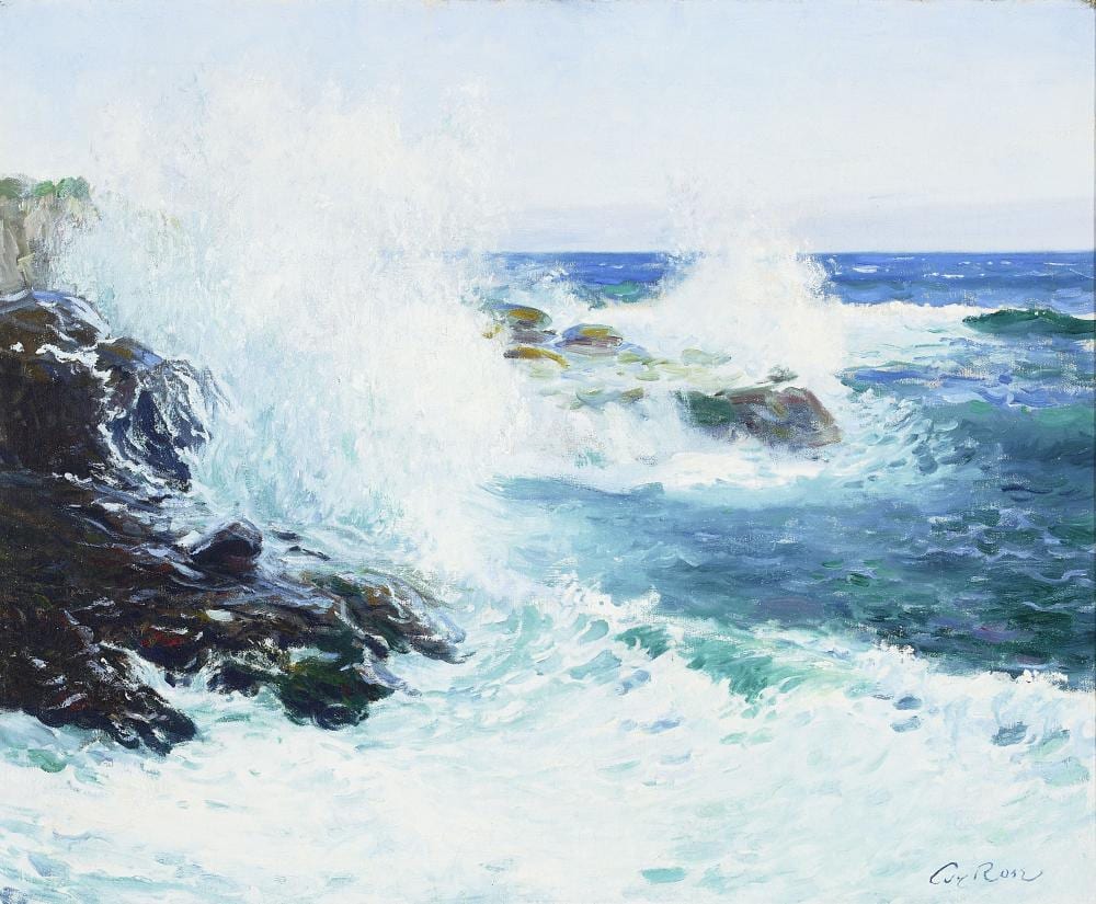 guy rose 1867 1925 the sea laguna 24 x 29 1 4 in framed 33 3 4 x 38 3 4 in · Bonhams · 2024-08-06 Guy Rose comparable auction result: guy rose 1867 1925 the sea laguna 24 x 29 1 4 in framed 33 3 4 x 38 3 4 in