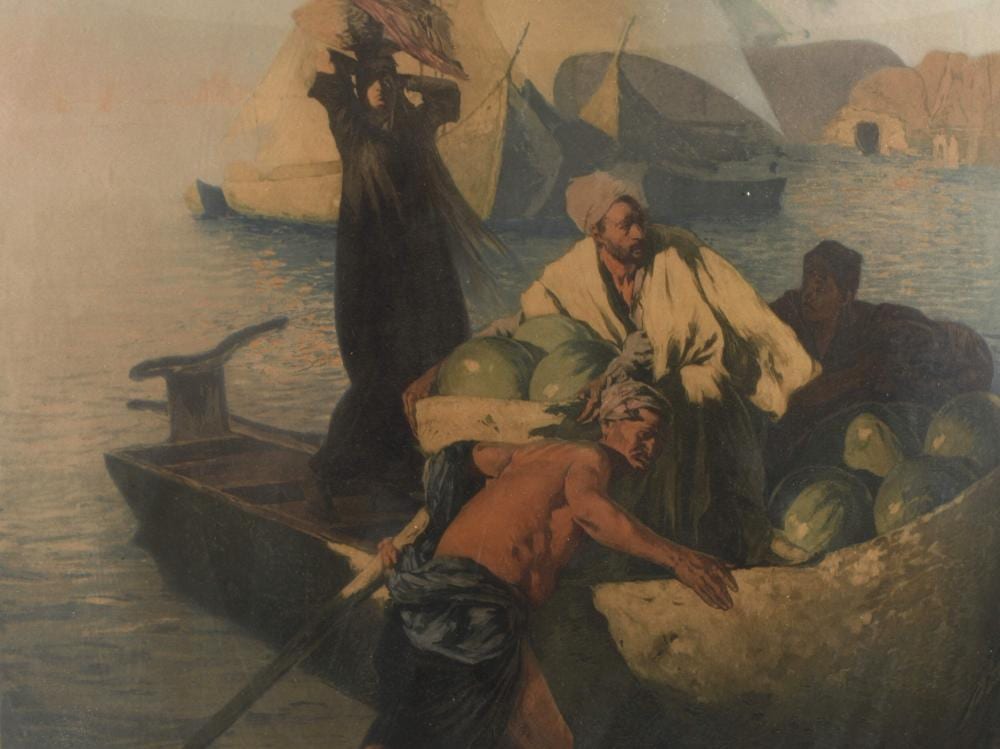 Ludwig Deutsch comparable auction result: ludwig deutsch die wassermelonenh ndler