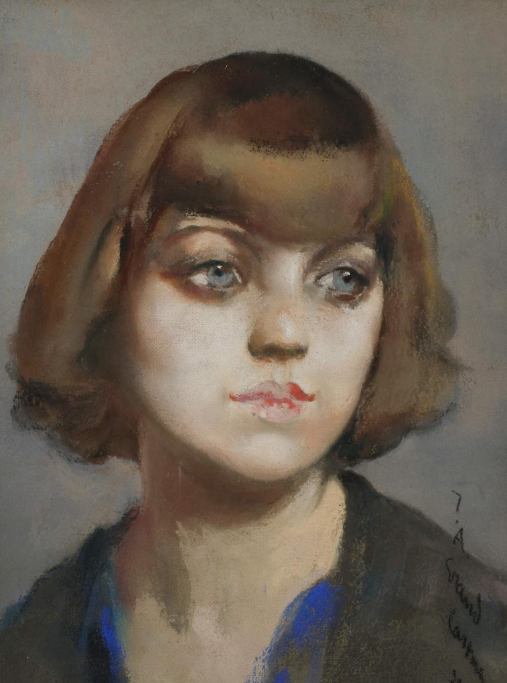 Jean Albert Grand-Carteret comparable auction result: jean albert grand carteret frauenportrait