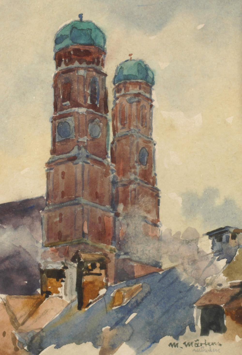 Max Märtens comparable auction result: max m rtens die frauenkirche in m nchen
