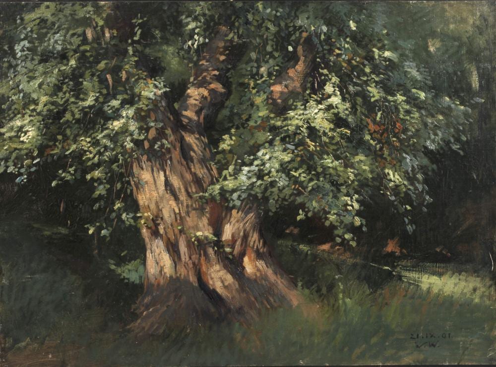 Walther Günther Julian Witting comparable auction result: walther witting waldinneres