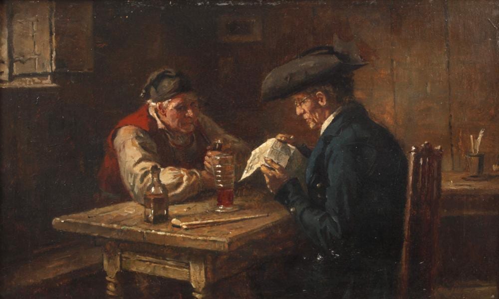 Hermann Lindenschmit comparable auction result: hermann lindenschmit attr der brief