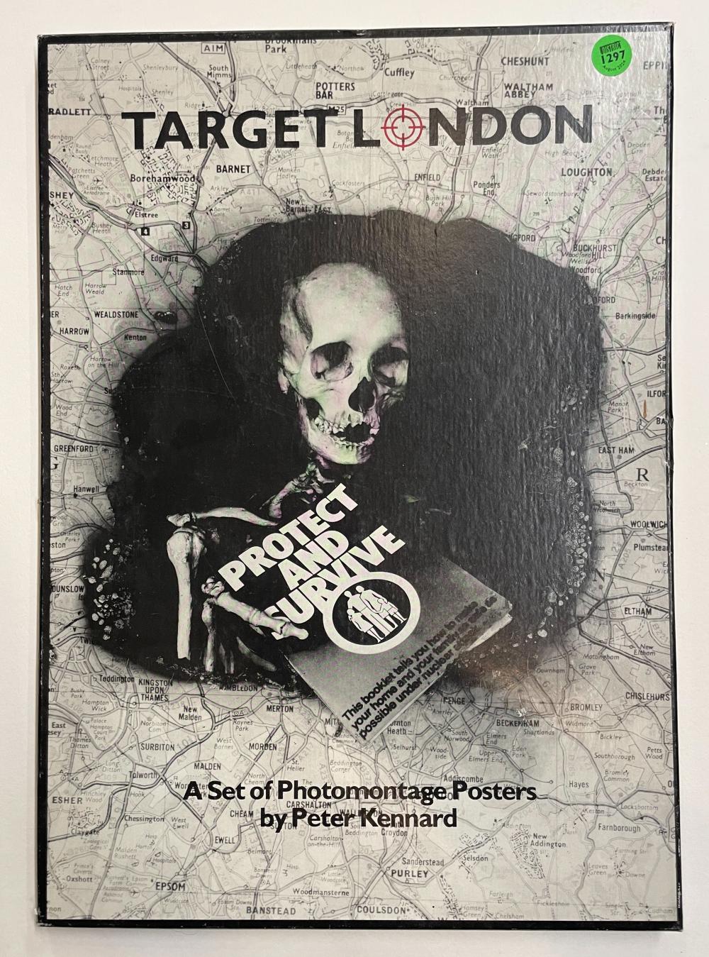 Peter Kennard comparable auction result: peter kennard target london poster portfolio