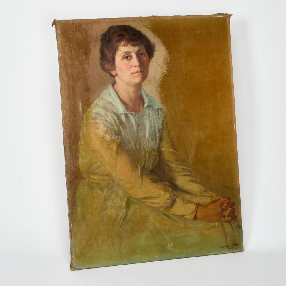 Hugh Cameron Wilson comparable auction result: hugh cameron wilson 1885 1952 portrait of a lady seated