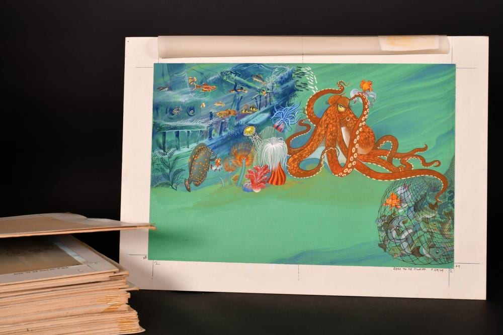 Eric Kincaid comparable auction result: eric kincaid 1931 2023 a collection of illustrations from the read once again stories watercolour and go