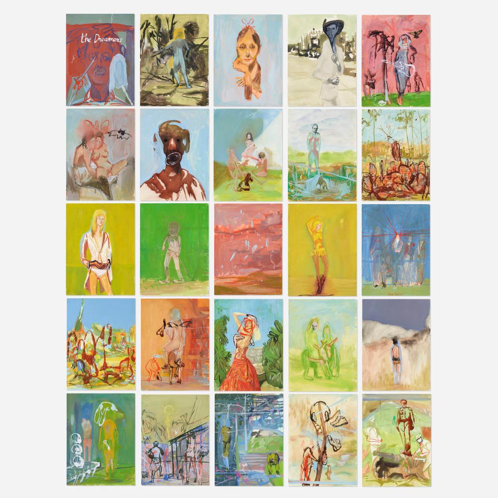 Alessandro Pessoli comparable auction result: alessandro pessoli the dreamers