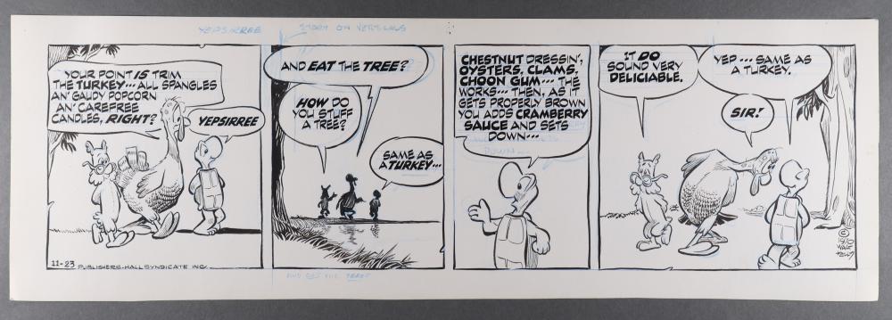 Walt Kelly comparable auction result: pogo walt kelly