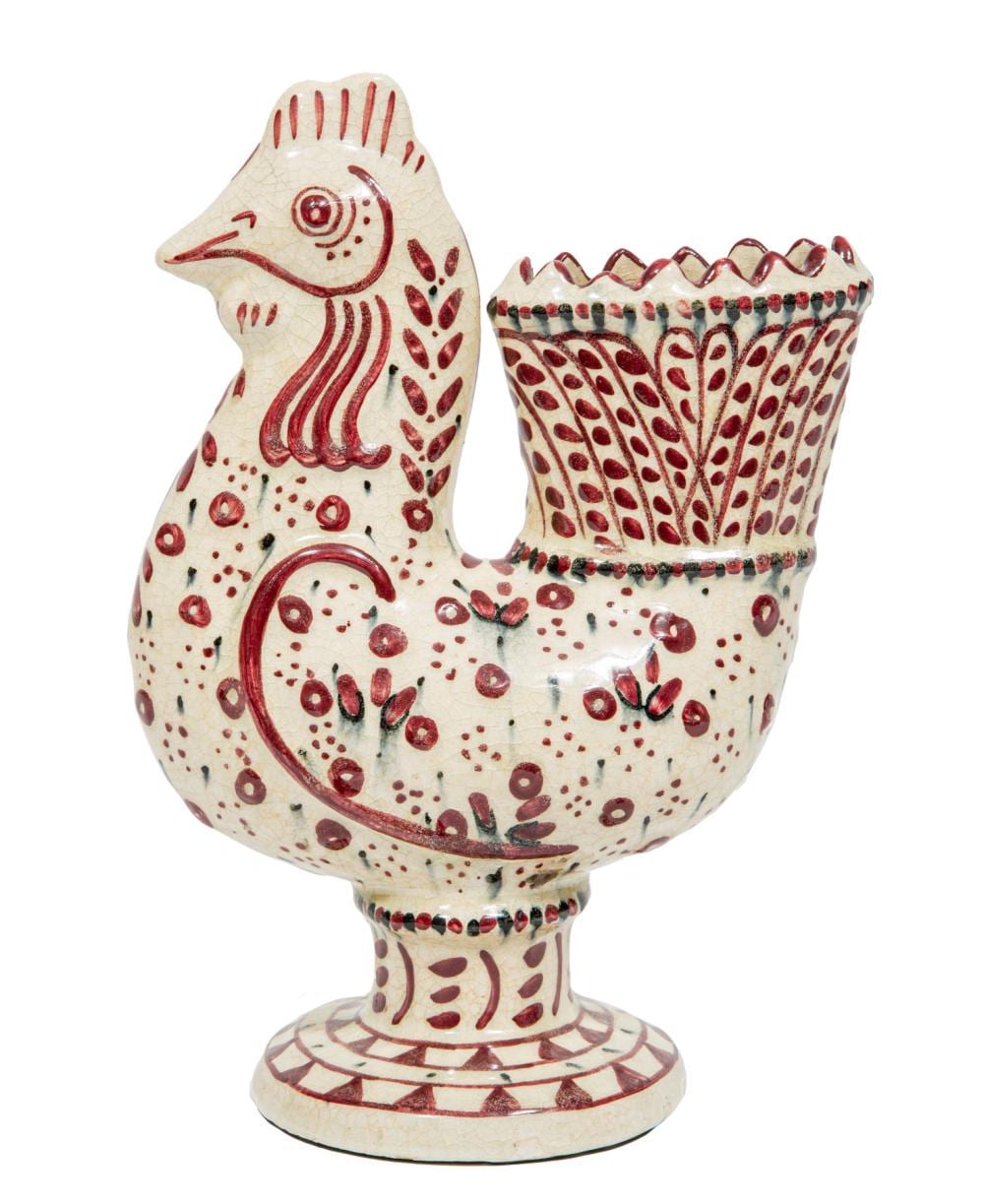 Carl Walters comparable auction result: carl walters for stonelain pottery rooster vase