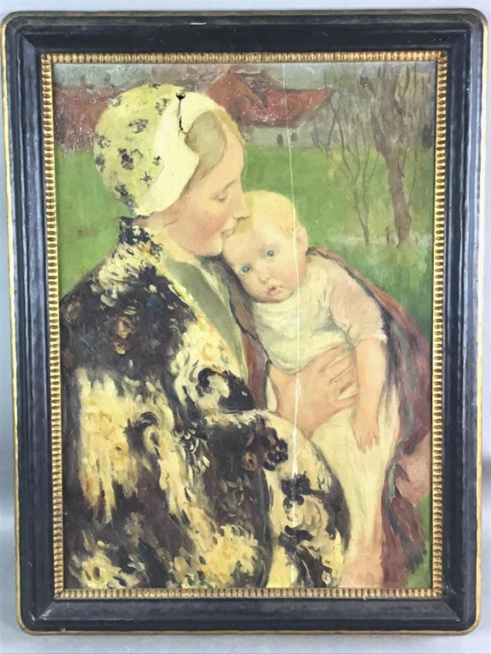 gari melchers portrait of mother child · The Auction Barn · 2024-08-05 Gari Melchers comparable auction result: gari melchers portrait of mother child