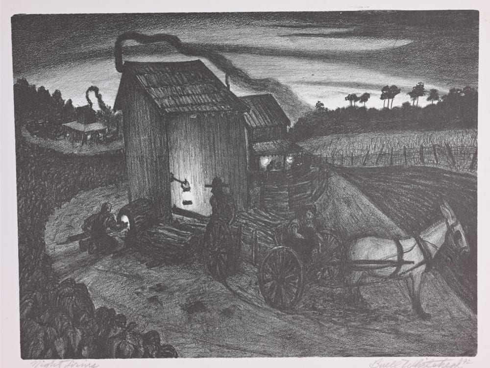 Buell Whitehead comparable auction result: buell whitehead 1919 1993 night firing