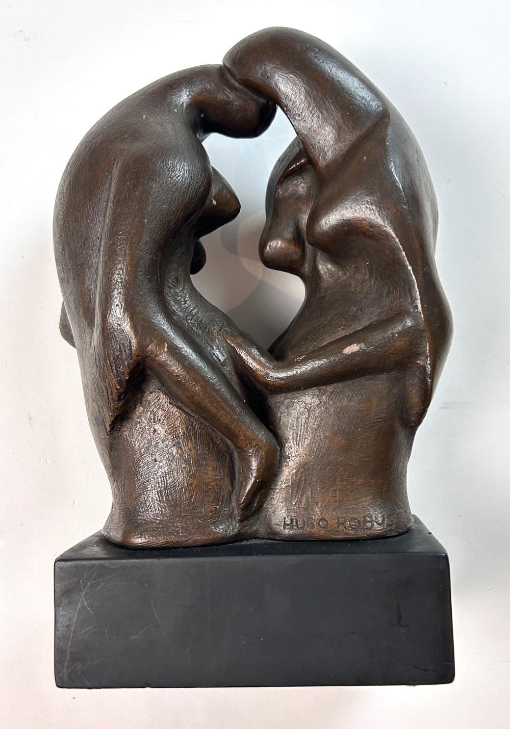 Hugo Robus comparable auction result: hugo robus 1885 1964 motherhood plaster 11 1 2 x 7 x 4