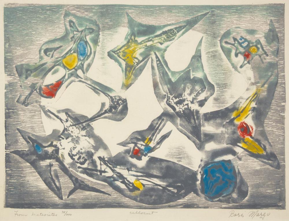 Boris Margo comparable auction result: boris margo ukrainian 1902 1995 from meteorites 1952