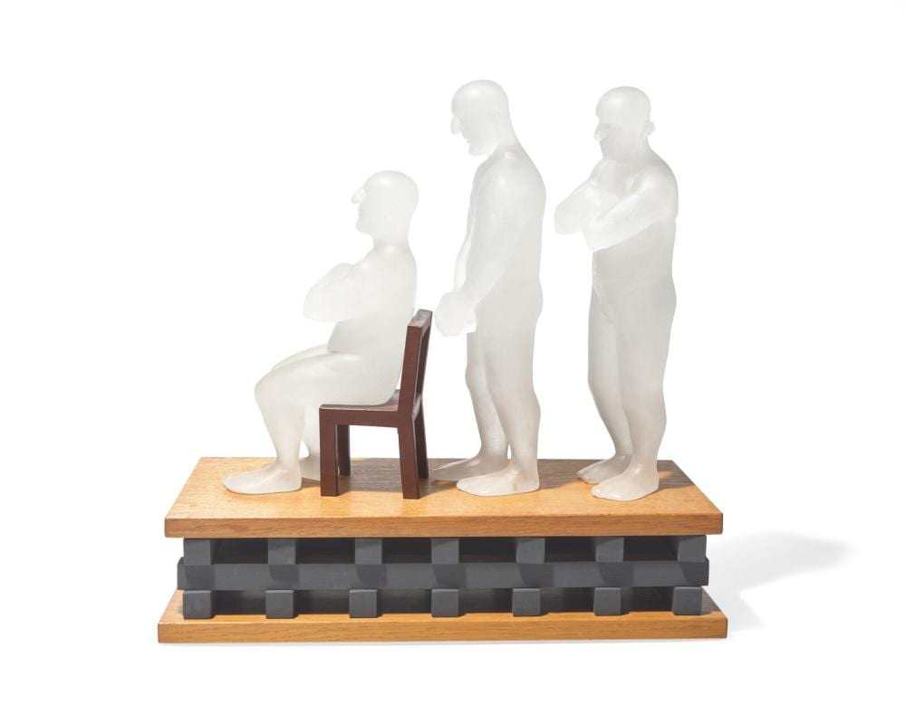 David Reekie comparable auction result: david reekie english b 1947 living in confined spaces vii