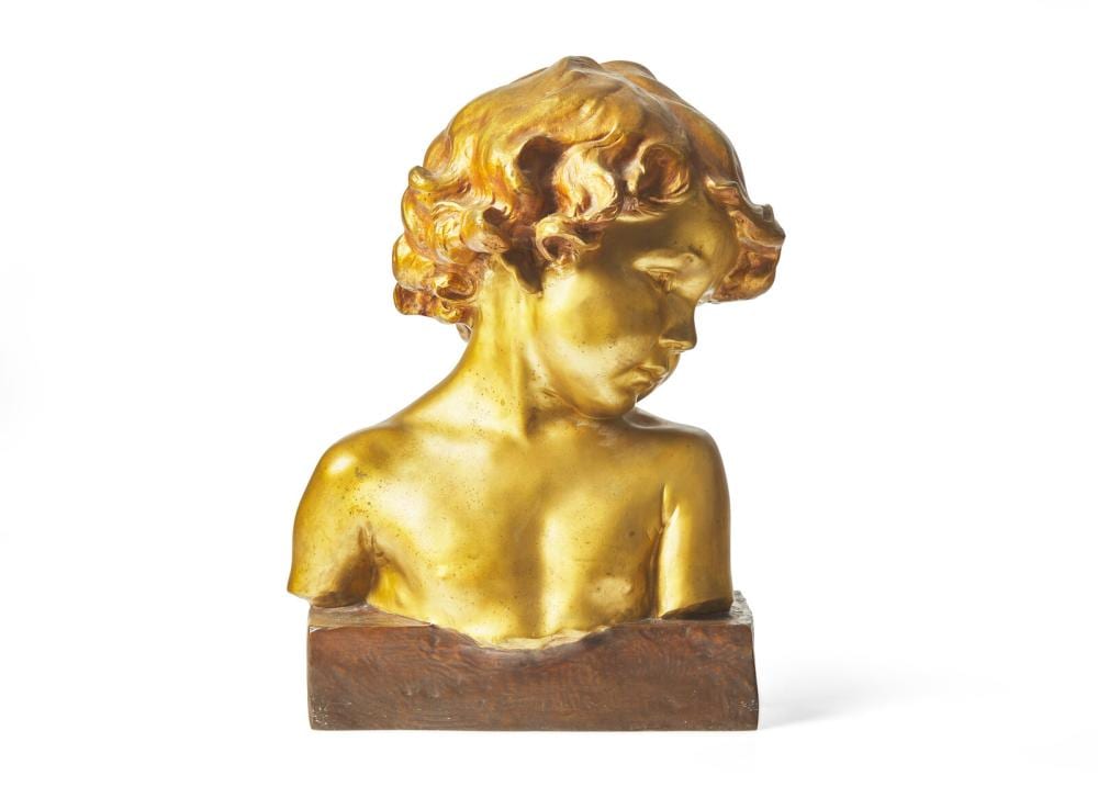 Jean-Marie Camus comparable auction result: jean marie camus french 1877 1955 buste de fillette bust of a girl