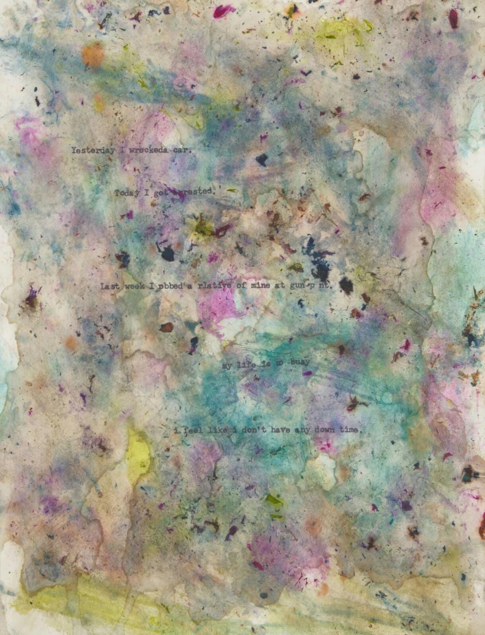 Dan Colen comparable auction result: dan colen american b 1979 and harmony korine american b 1973 untitled two works from train yourself to lose 2013