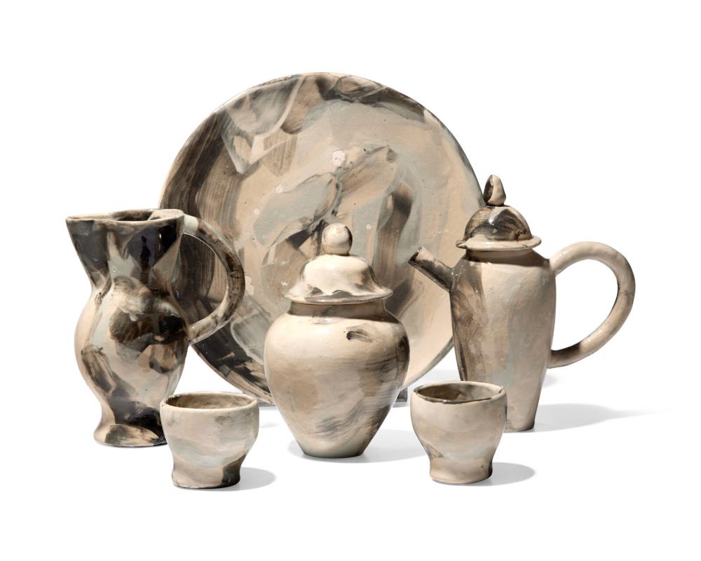 Andrew Lord comparable auction result: andrew lord british b 1950 coffee service 6 pieces