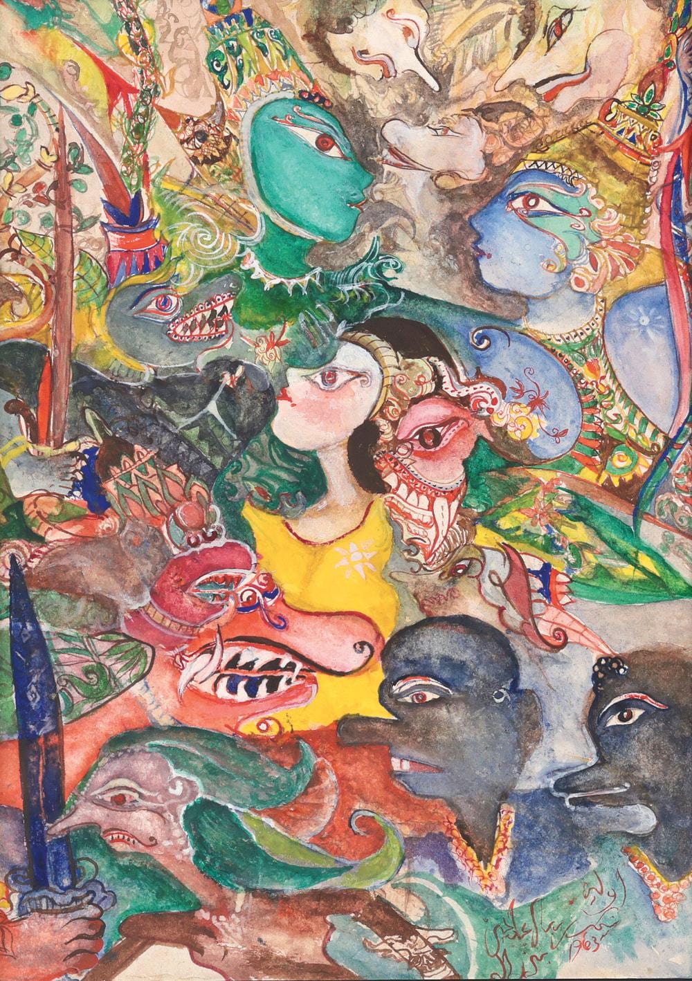 Nik Zainal Abidin comparable auction result: nik zainal abidin b 1933 1993 untitled 1963