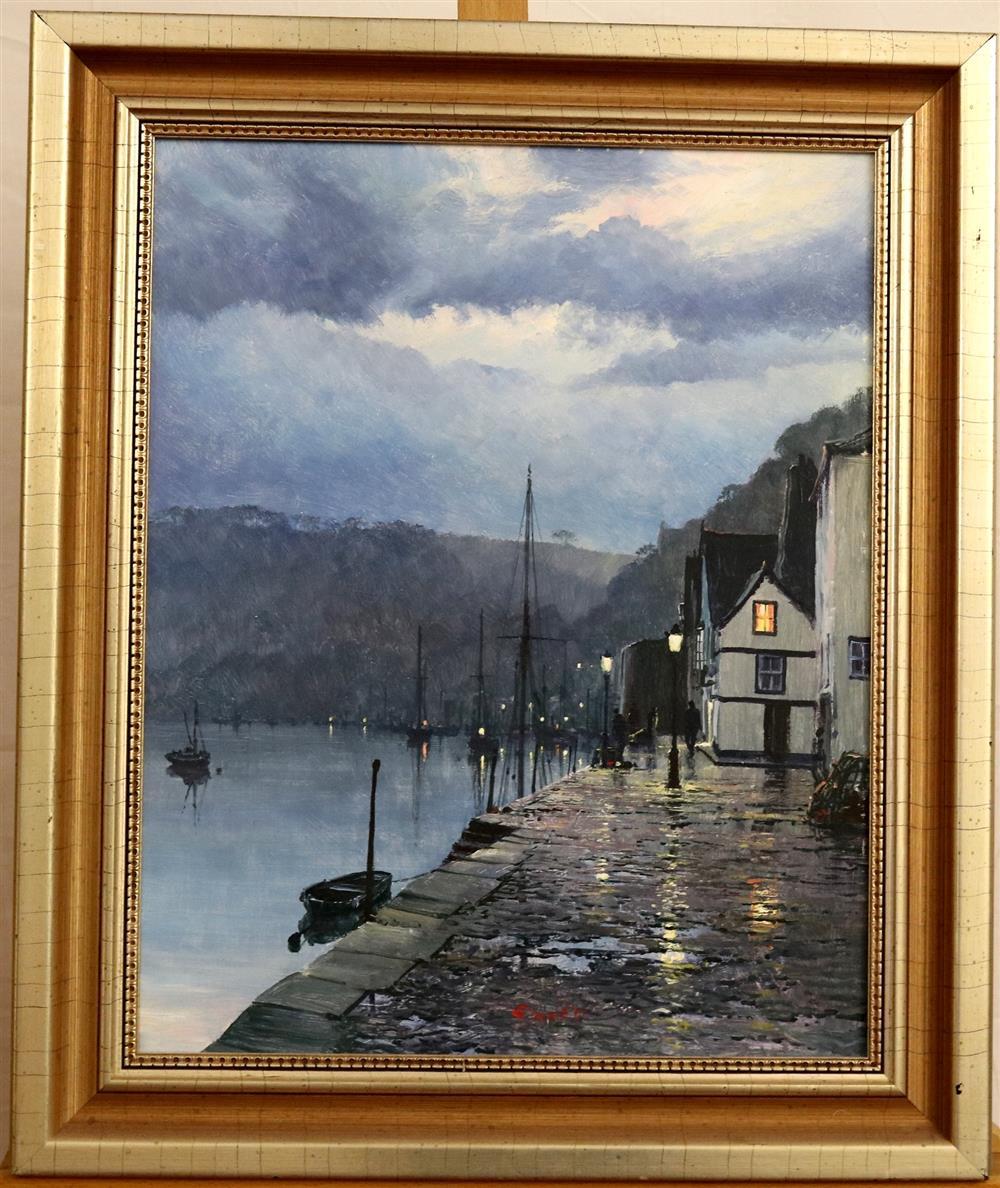 John (1737) Donaldson comparable auction result: john donaldson british born 1945 bayards cove dartmouth oil on board signed lower right hand corner framed