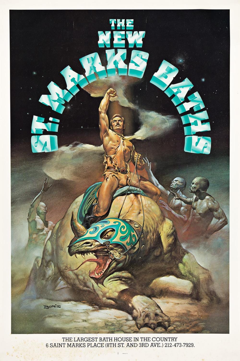 Boris Vallejo comparable auction result: boris vallejo 1941 the new st mark s baths