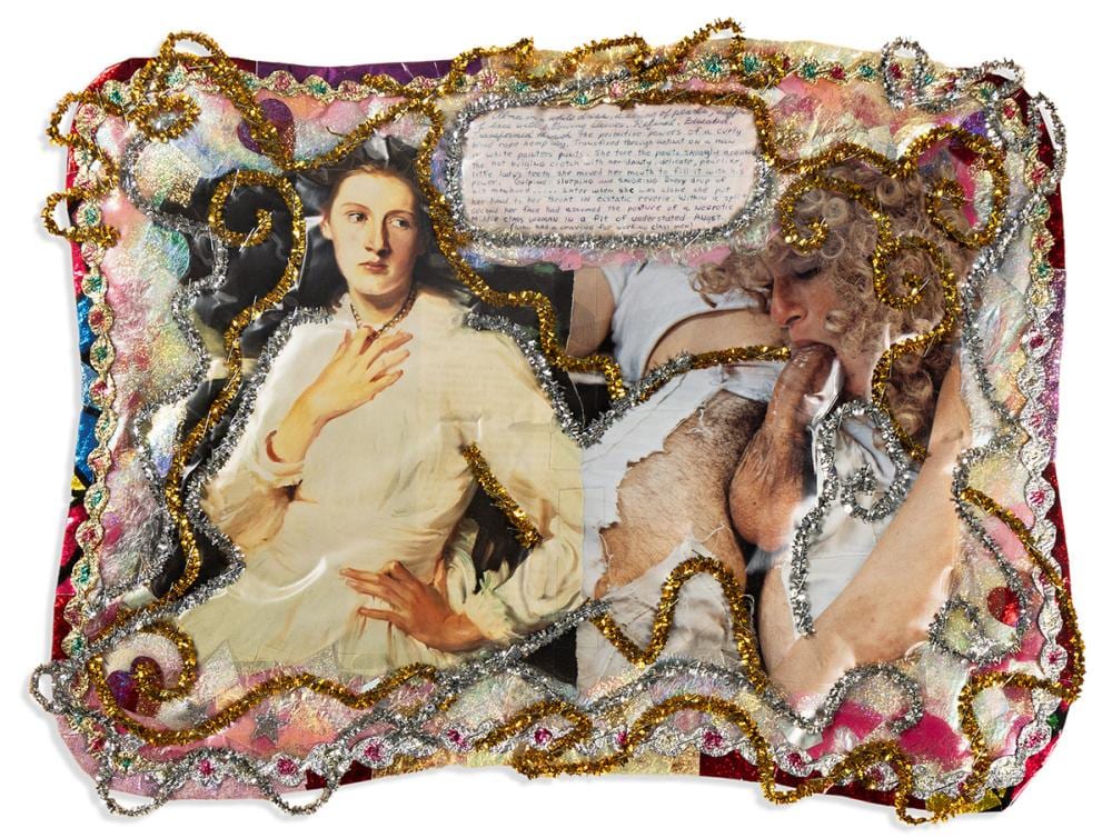 Thomas Lanigan-Schmidt comparable auction result: thomas lanigan schmidt 1948 untitled narrative collage