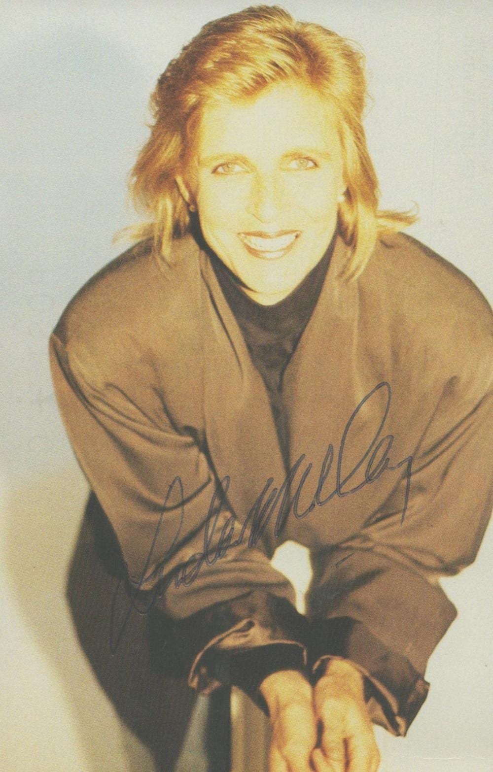 Linda McCartney comparable auction result: linda mccartney signed colour photo post card 6x4inch was an american photographer and musician