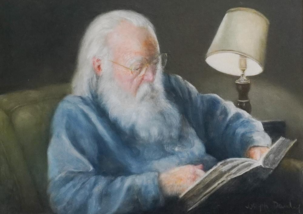 joseph william dawley american 1936 portrait of a gentleman with white beard oil on panel frame 12 7 8 x 15 7 8 in 32 7 x 40 3 cm · Weschler's · 2024-08-06 Joseph William Dawley comparable auction result: joseph william dawley american 1936 portrait of a gentleman with white beard oil on panel frame 12 7 8 x 15 7 8 in 32 7 x 40 3 cm