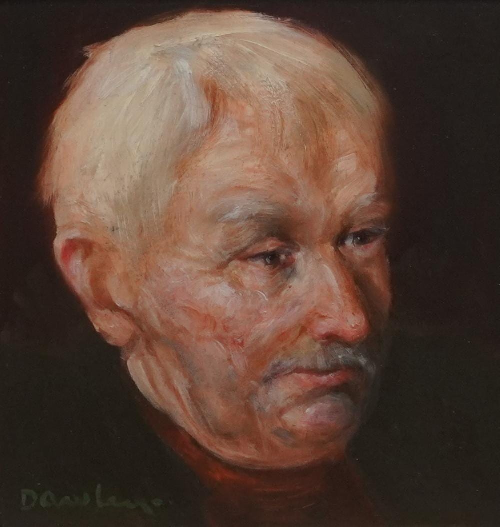 joseph william dawley american 1936 study of a gentleman oil on panel frame 9 7 8 x 9 3 8 in 25 1 x 23 8 cm · Weschler's · 2024-08-06 Joseph William Dawley comparable auction result: joseph william dawley american 1936 study of a gentleman oil on panel frame 9 7 8 x 9 3 8 in 25 1 x 23 8 cm