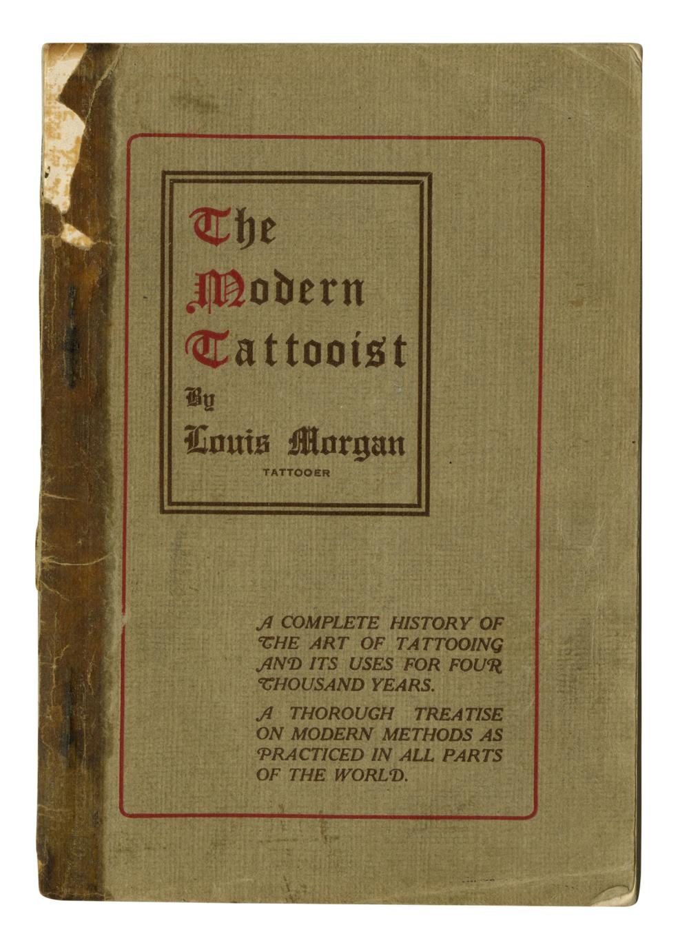 The Modern Tattooist by Louis Morgan (Berkeley, California, 1912) sold by Bray & Co. Auctions, lot 276 — auction record photograph