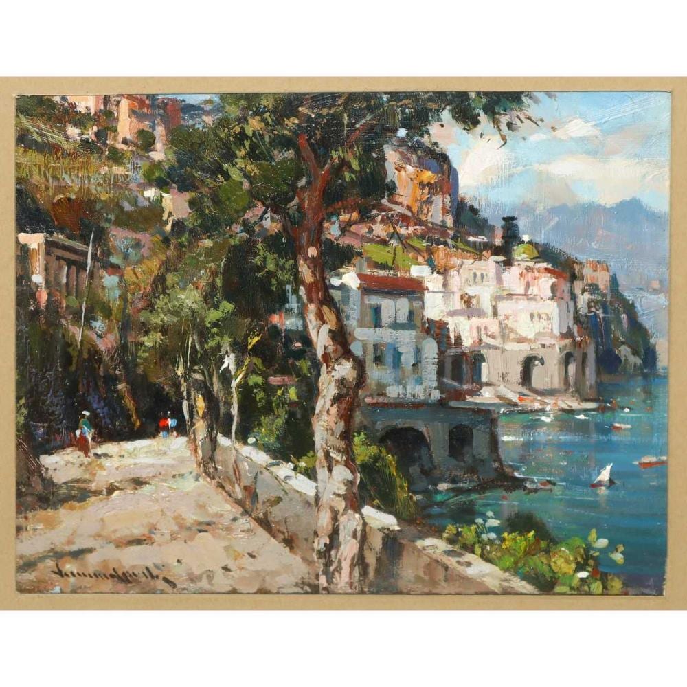 Vincenzo Aprile comparable auction result: vincenzo aprile napoli 1952 on the coast