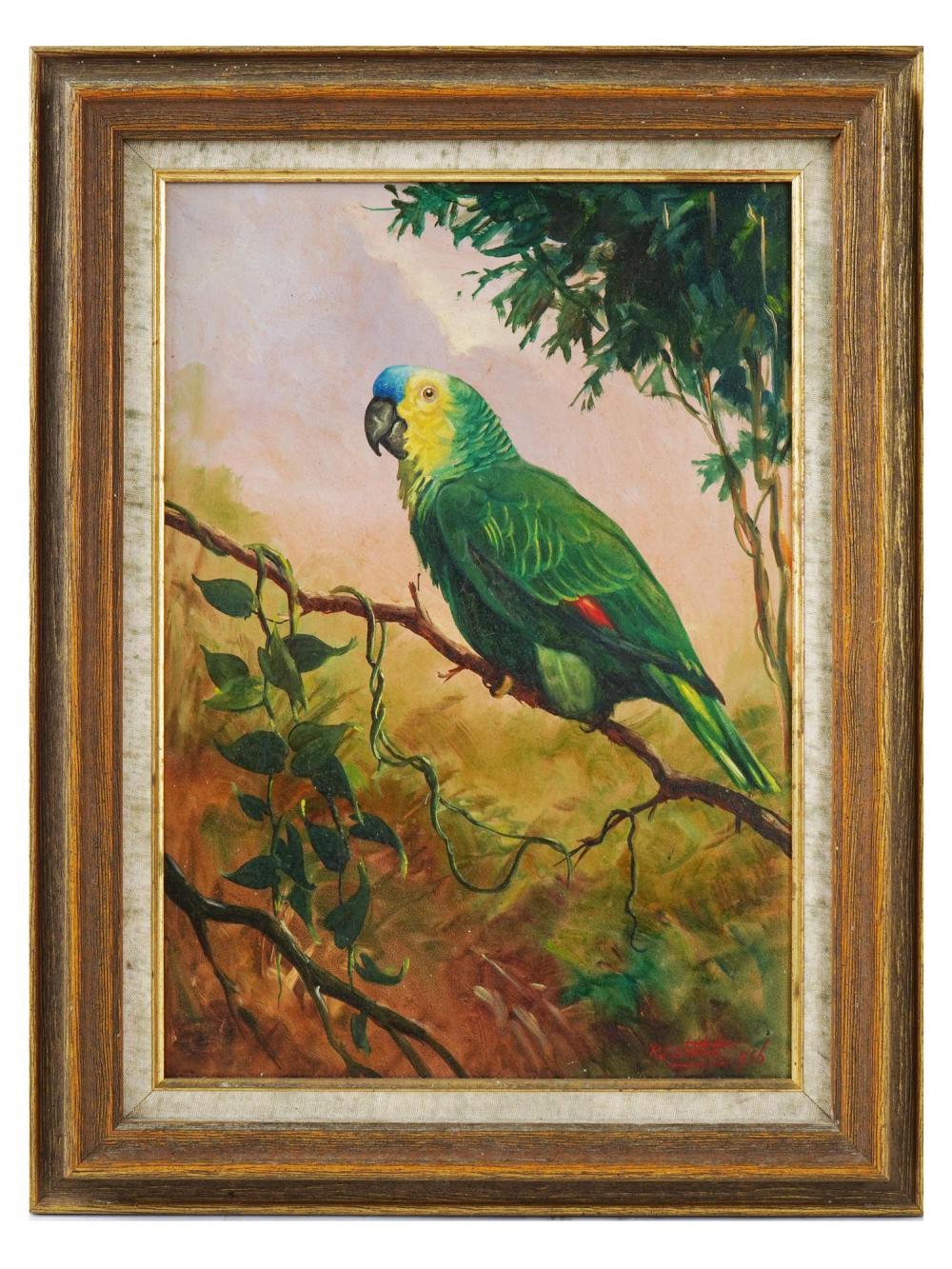 Renato Cataldi comparable auction result: mid cent brazilian oil painting by renato cataldi