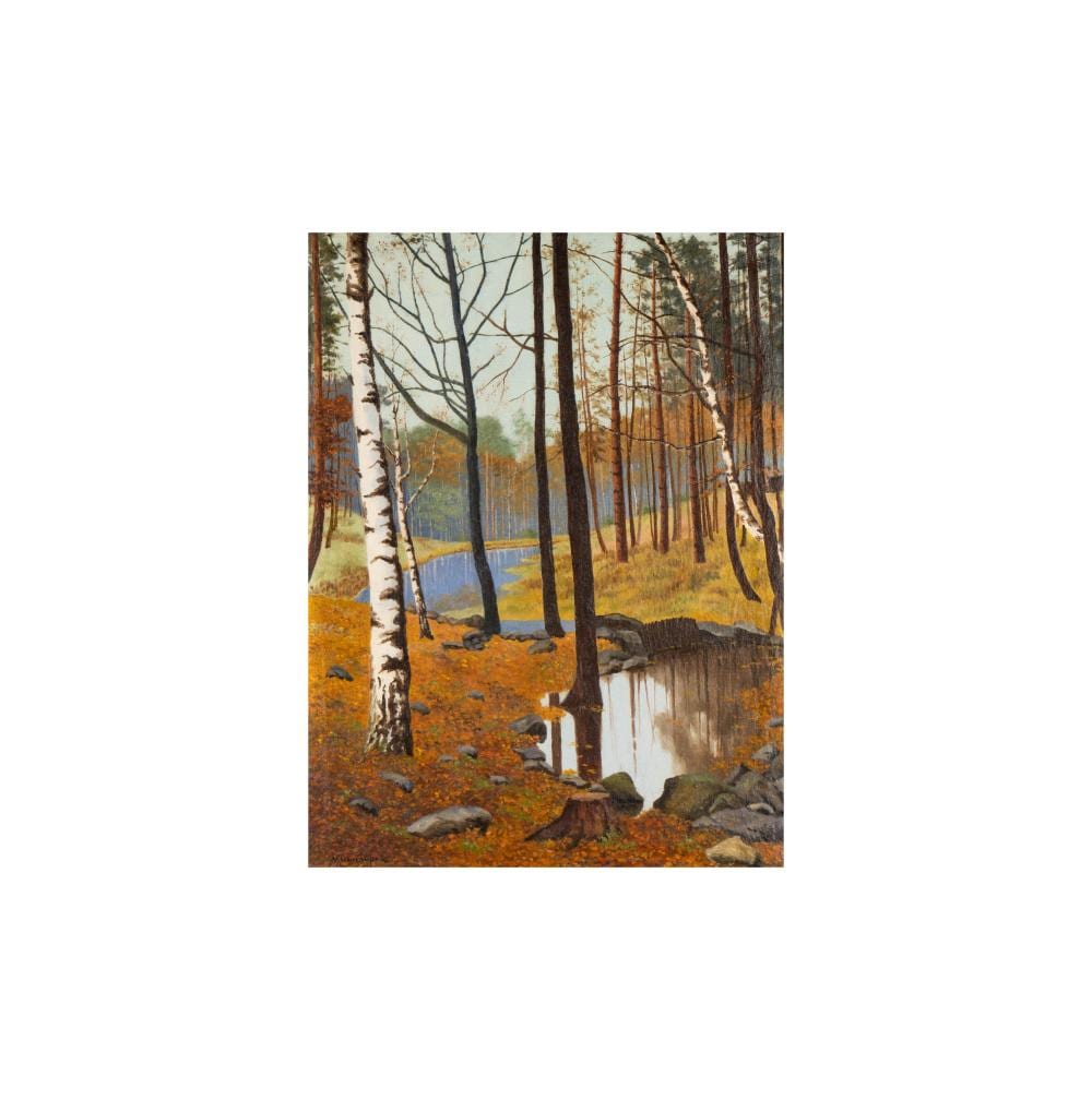 frederick mulhaupt landscape with trees · Abell Auction · 2024-08-08 Frederick John Mulhaupt comparable auction result: frederick mulhaupt landscape with trees
